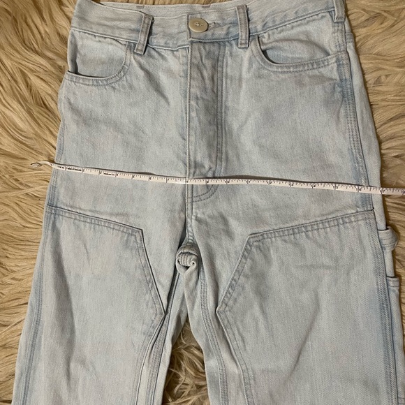 Jesse Kamm Japanese Denim Patchfront Handy size 4 left HTF - Picture 7 of 13